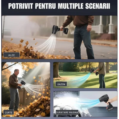 UB Suflanta portabila cu 2 acumulatori de 48V culoare negru