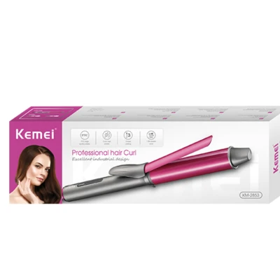 Ondulator de par KM 2853 profesional cu clesti pentru bucle definite