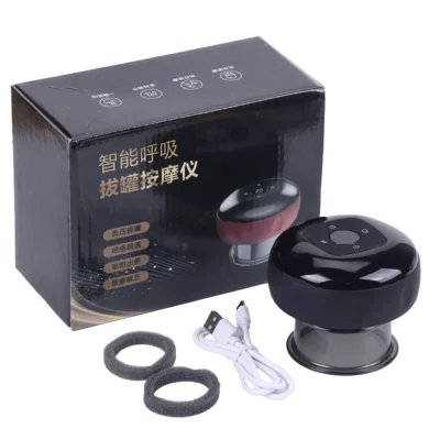 Aparat Masaj Vacuum Electric cu afisaj electronic masaj si incalzire