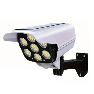 Lampa solara tip camera falsa QTY032 cu 77LED