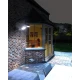 Lampa solara tip camera falsa QTY032 cu 77LED