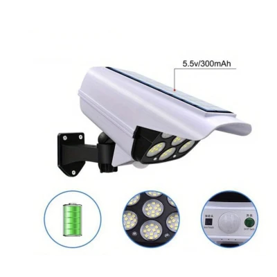 Lampa solara tip camera falsa QTY032 cu 77LED