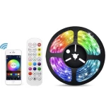 Banda LED RGB autoadeziva cu functie de sunet Bluetooth si telecomanda Q ST50