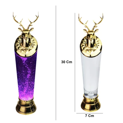 Lampa decorativa RD C103 lumina colorata forma de cerb