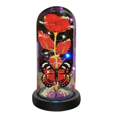 Lampa portabila LED RDC172 model Trandafir si Fluture