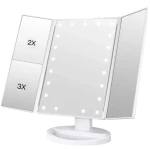 Oglinda tripla cu marire 22 LED albe QLM11 ANDOWL