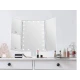 Oglinda tripla cu marire 22 LED albe QLM11 ANDOWL