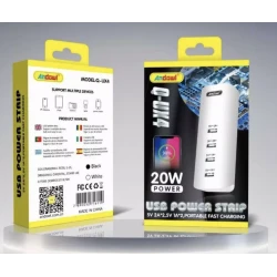Priza multipla Q UX4 cu 4 porturi USB incarcare rapida 20w