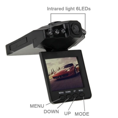 Camera auto de 2,5 inch ercan TFT LCD rotatie de 270 de grade