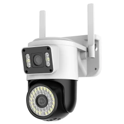 Camera de supraveghere dubla JT 8696 Ip 6 mpx si rotire 360 grade