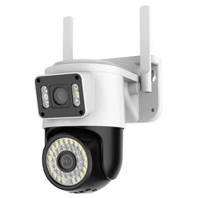 Camera de supraveghere dubla JT 8696 Ip 6 mpx si rotire 360 grade