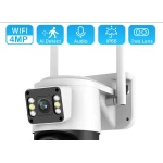 Camera de supraveghere dubla JT 8696 Ip 6 mpx si rotire 360 grade