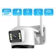 Camera de supraveghere dubla JT 8696 Ip 6 mpx si rotire 360 grade