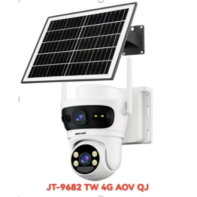 Camera de supraveghere Jortan 4G Cu Panou Solar JT 9682 cu 2 lentile