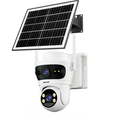 Camera de supraveghere Jortan 4G Cu Panou Solar JT 9682 cu 2 lentile