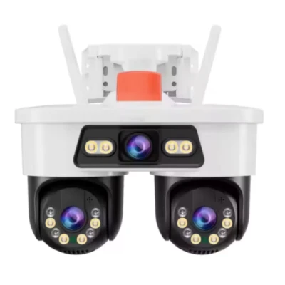 Camera Supraveghere WiFi Jortan8 de 9MP 3 Lentile Dual Head PTZ 355 Night Vision Color