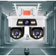 Camera Supraveghere WiFi Jortan8 de 9MP 3 Lentile Dual Head PTZ 355 Night Vision Color