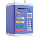 UB Pusculita pentru Copii Tip ATM Cu Cifru si Amprenta Digitala cod pin
