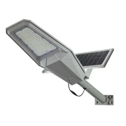 Lampa solara stradala JORTAN 1200W cu telecomanda IP67 6500k aluminiu