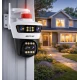 Camera de supraveghere WiFi Jortan 7AL dubla 12MP Full HD exterior sau interior senzor de miscare vedere de noapte