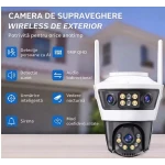 Camera de supraveghere WiFi Jortan 6 de 9MP tip (3+3+3) Full HD exterior sau interior senzor de miscare