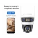 Camera de supraveghere WiFi Jortan 6 de 9MP tip (3+3+3) Full HD exterior sau interior senzor de miscare