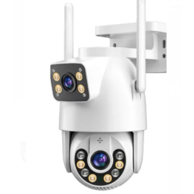 Camera de supraveghere JORTAN 9697QJ cu 2 camere 6MP Wireless PTZ IP Color Night Vision