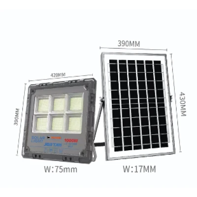 Proiector solar JORTAN putere 1000W de 30000MA cu telecomanda