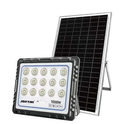 Proiector solar JORTAN 1000W de 40000MA cu 15 casete Carcasa din aluminiu