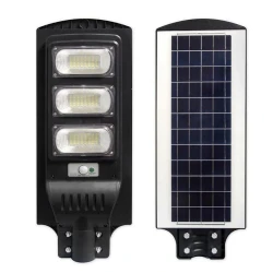 Lampa solara stradala LED de 150W IP65 6000k cu senzor si telecomanda 3 CASETE
