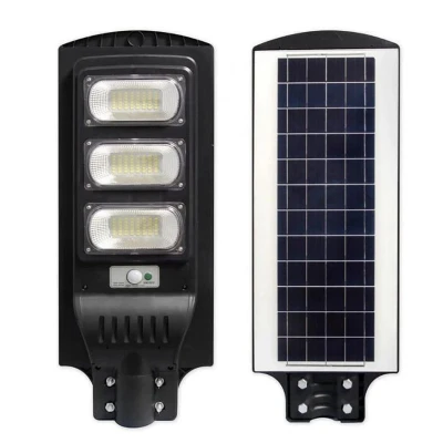 Lampa solara stradala LED de 150W IP65 6000k cu senzor si telecomanda 3 CASETE