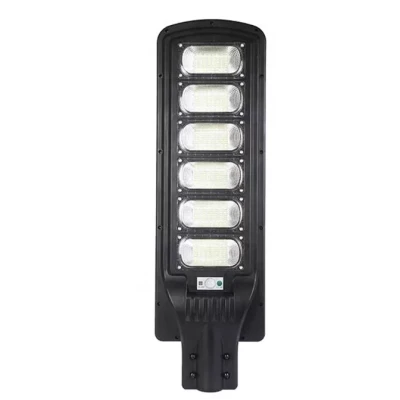 Lampa solara stradala LED JORTAN de 300W IP65 6000k cu senzor si telecomanda 6 CASETE