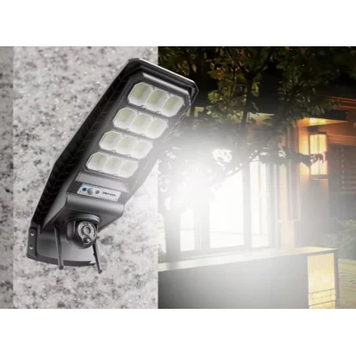 Lampa solara stradala JORTAN 400W cu Camera de Supraveghere 4G Jortan 3MP Ultra HD Vedere Color Noaptea Control din Telefon