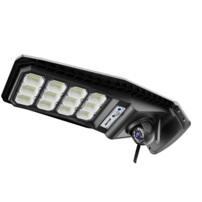Lampa solara stradala JORTAN 400W cu Camera de Supraveghere 4G Jortan 3MP Ultra HD Vedere Color Noaptea Control din Telefon