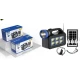 Kit lampa solara JORTAN cu 3 becuri putere 20W T08 cu radio