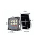 Proiector solar JORTAN putere 400W de 12000MA cu telecomanda