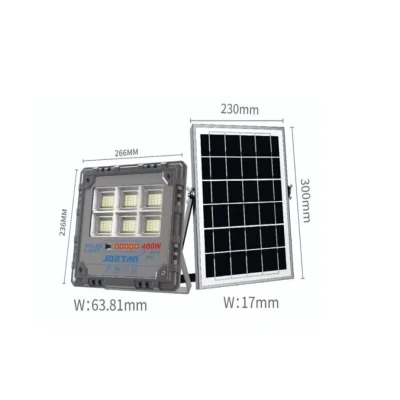 Proiector solar JORTAN putere 400W de 12000MA cu telecomanda