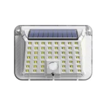 Lampa solara de perete 90 LED SMD senzor de miscare IP65 1200mAh lumina alb rece