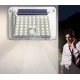 Lampa solara de perete 90 LED SMD senzor de miscare IP65 1200mAh lumina alb rece