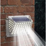 Lampa solara de perete 90 LED SMD senzor de miscare IP65 1200mAh lumina alb rece