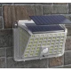 Lampa solara de perete 90 LED SMD senzor de miscare IP65 1200mAh lumina alb rece