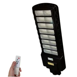 Lampa Solara Stradala JORTAN LED 800W Senzor de lumina si miscare telecomanda baterie 12000MA