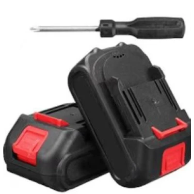 Mini Drujba electrica portabila cu 2 acumulatori 48V Li ion 1500 mAh 2 Lanturi