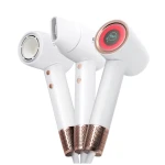 Uscator de par RAF R423 putere 1600W Alb AURIU 3 niveluri de temperatura display LED