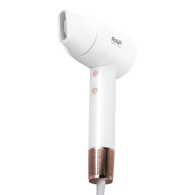 Uscator de par RAF R423 putere 1600W Alb AURIU 3 niveluri de temperatura display LED