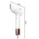 Uscator de par RAF R423 putere 1600W Alb AURIU 3 niveluri de temperatura display LED