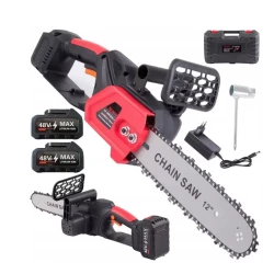 Drujba electrica cu lant 2 acumulatori 48V Lama 30 cm
