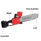 Drujba electrica cu lant 2 acumulatori 48V Lama 30 cm