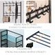 UB Dulap tip cuier multifunctional cu 4 sertare 8 carlige si suport haine BA