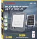 Proiector solar LED COBA CB T105 putere 500W panou solar separat senzor de miscare telecomanda